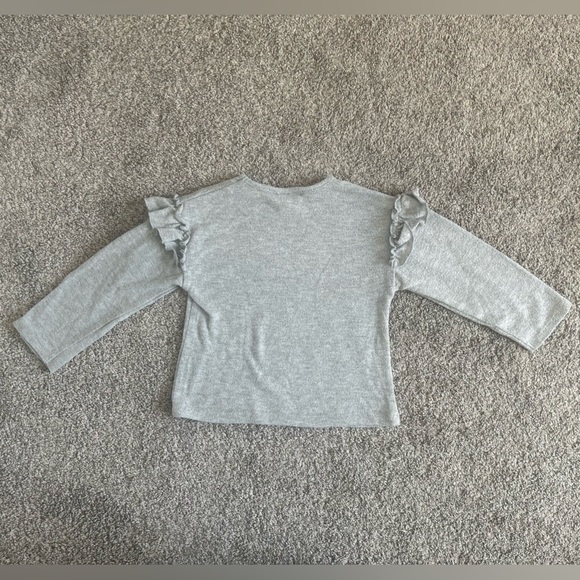 Zara Long Sleeve Ruffled Soft Touch Shirt, 2-3 years - Picture 7 of 8